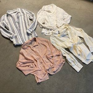 Bundle of Four (4) Blouses!! Neutral colors, great for summer/work!! #RW8